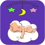 baby sleep sounds-white noise android application logo